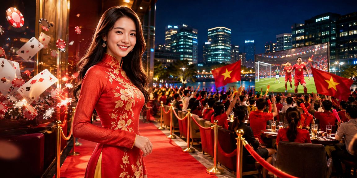Người chơi tại Hà Nội trong trang phục áo dài tham gia trò chơi bài trực tuyến